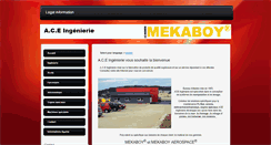 Desktop Screenshot of mekaboy.com